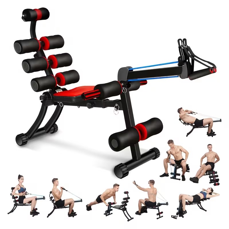 Foldable Core & Rowing Workout Machine